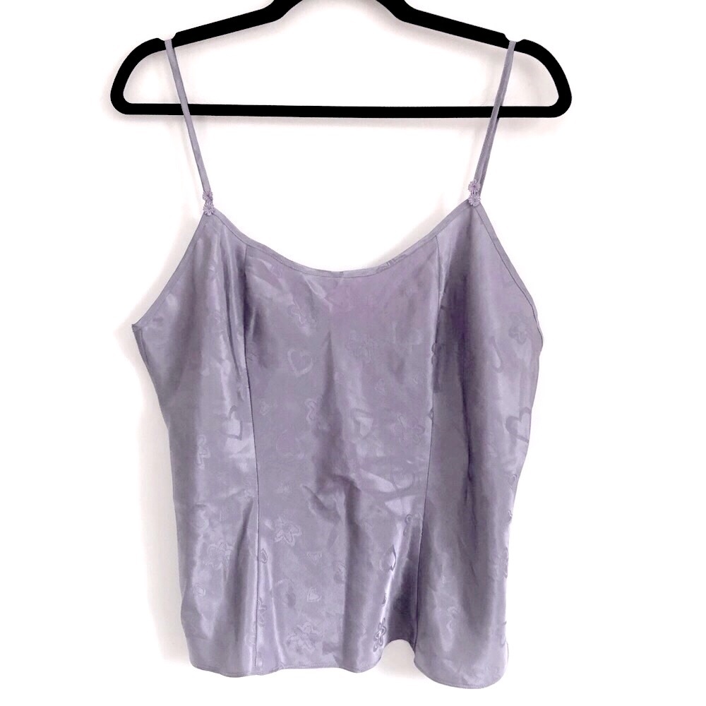 SOLD Y2K Satin Cami Tank Top
